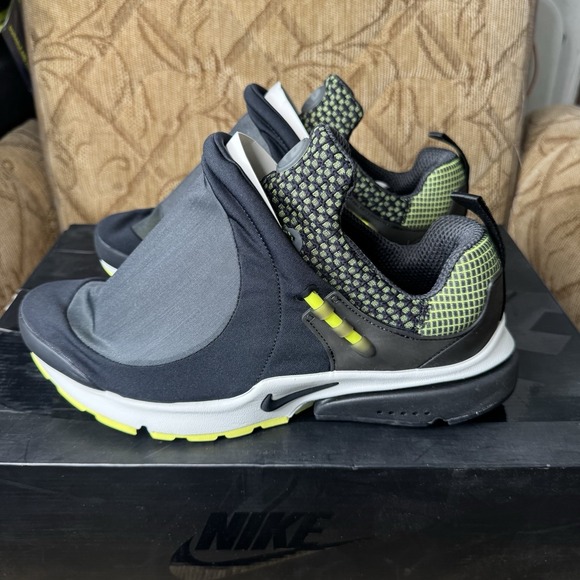 Nike x Comme Des Garcons CDG Air Presto Tent Black Lemon BV0071-001 Mens Sz 10